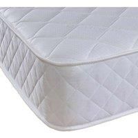 Extreme Comfort Cooltouch Essentials Double Diamond Foam Free Pinna-coil Innerspring Sprung Value Mattress 18Cms Deep White 4Ft6 X 6Ft3 135Cm X 190Cm , White