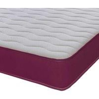 Extreme Comfort Cooltouch Colours Wave Hybrid Memory Foam & Pinna-coil Innerspring Mattress With Purple Border 18Cms Deep 2Ft6 Small Single 75Cmx190Cm, Purple