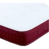 Extreme Comfort Sphere Premium Hybrid Memory Foam & Pinna-coil Innerspring Mattress With Deep Red Border 23Cms Deep 2Ft6 Small Single 75Cmx190Cm, Red
