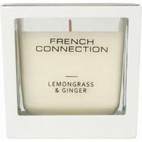 French Connection Wooden Collection Lemongrass & Ginger Candle 495g