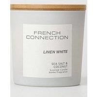French Connection Linen White Serenity 322G Candle