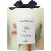 French Connection Vanilla Scented Candle Botanical Pillar Candle | Aromatherapy Candles Gifts For Women & Men- (1.5KG/91hr) Burn Time Vegetable Wax | Long-Lasting Large 3 Wick Candle Housewarming Gift
