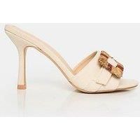 Public Desire Andria Natural Mules - Cream