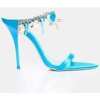 Public Desire Shellie Shelfish Heel - Blue