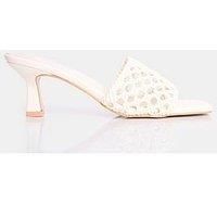 Public Desire Wide Fit Maribelle Sandals - Cream