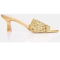 Public Desire Wide Fit Maribelle Gold