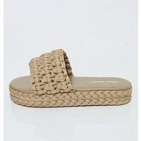 Public Desire Hattie Flat Sandals - Khaki