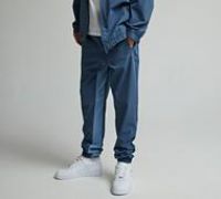 Mercier Junior OG Badge 2 Tone Woven Pant - Blue - Size M/B