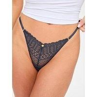 Kbx Three Pack Lace Thong