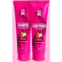 Give Me Shampoo & Conditioner Duo - Argan Oil & Coconut Oil - 300ml in Pink | Size: 300g
