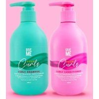 Give Me Shampoo & Conditioner Duo - Four Curls Shea Butter - 280ml in Pink | Size: 300g