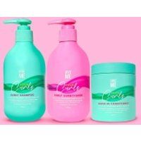 Give Me Four Curls Shampoo & Conditioner Duo 280ml & Leave-In Conditioner 250ml in Blue | Size: 3