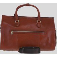 Ashwood Leather Premium Leather Holdall with Detachable Shoulder Strap in Tan