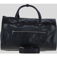 Ashwood Leather Premium Leather Holdall with Detachable Shoulder Strap in Black