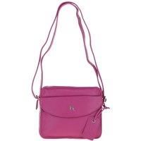 'Glasgow' Real Leather Crossbody Bag
