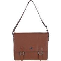 'Emissary' Real Leather Messenger Bag