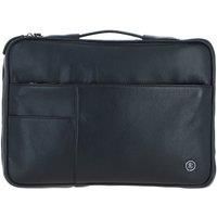 Brampton London 'Minimalist' Real Leather Organizer with Laptop Compartment in Black