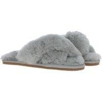 'Chouette' Fenland Sheepskin Crossover Slippers