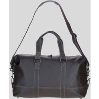 Ashwood Leather Unisex Spacious Leather Holdall with Multiple Pockets in Brown