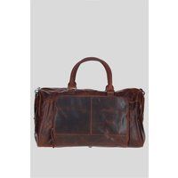 Ashwood Leather Unisex Leather Holdall with Spacious Interior in Light Brown