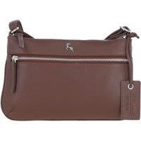 'Swansea' Real Leather Crossbody Bag