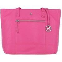 'Bray' Designer Leather Shoulder Bag with Secure Zip Pocket