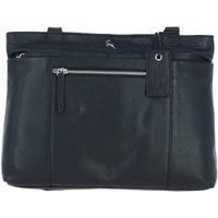 'Newport' Real Leather Multi-Pocket Shoulder Bag