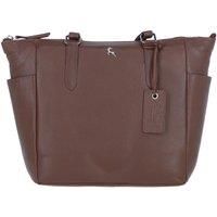 'Oxford' Elegant Real Leather Tote Bag