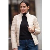 'Anita' Real Leather Stitch Detailing Jacket