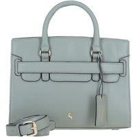 'Fiorella' Real Leather Handbag with Detachable Crossbody Strap
