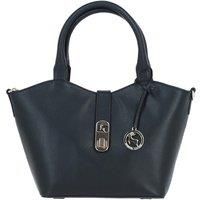 'Maristella' Real Leather Handbag with Detachable Crossbody Strap