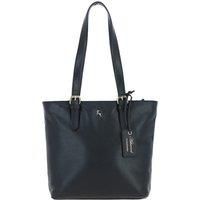 'Azzurina' Real Leather Shoulder Bag