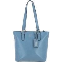 'Azzurina' Real Leather Shoulder Bag