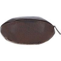 Ashwood Leather Rugby Ball Washbag for Men, Toiletry Bag, Travel Grooming Kit, Vintage Sports-Inspired Shape with Zip Closure, Gold Hardware – Gift for Travellers & Sports Fans: Q-40 (Brandy)