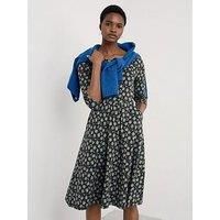 Seasalt April Jersey Dress - Smudge Floral Onyx - Sizes 8 10 12 14 16 18 - BNWT