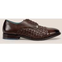 Heath Woven Leather Lace Up Derby