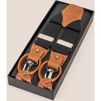Oswin Hyde Men's Combination Braces for Men in Black
