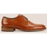 Oswin Hyde Men's Edison Oxford Leather Shoes in Tan | Size: 7