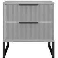 Swift Fara 2 Drawer Ready Assembled Bedside Table
