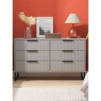 Swift Fara Ready Assembled 6 Drawer Midi Chest