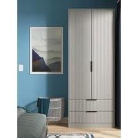 Swift Fara Ready Assembled Double Wardrobe With 2 Drawers