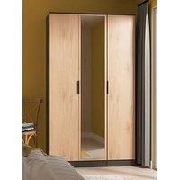 Swift Lane Tall 3 Door Mirrored Wardrobe