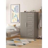 Swift Morgan Ready Assembled Kids 1 Door 5 Drawer Wardrobe