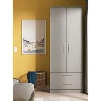 Swift Morgan Ready Assembled Kids 2 Door 2 Drawer Wardrobe