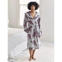 Chelsea Peers Classic Dressing Gown In Burnout