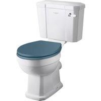Bayswater Fitzroy Traditional Close Coupled Toilet Pan, Cistern & Stiffkey Blue Soft Close Seat