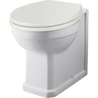 Bayswater Fitzroy Traditional Back To Wall Comfort Height Furniture Pan with Cistern & Pointing White Soft Close Seat