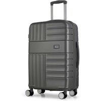 Rock 8 Wheel Hard Suitcase - Medium, Charcoal