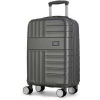 Rock 8 Wheel Hard Suitcase - Small, Charcoal