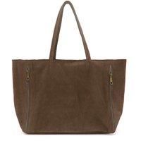 Slouch Roomy Italian Real Suede Leather Large Handle Tote Bag